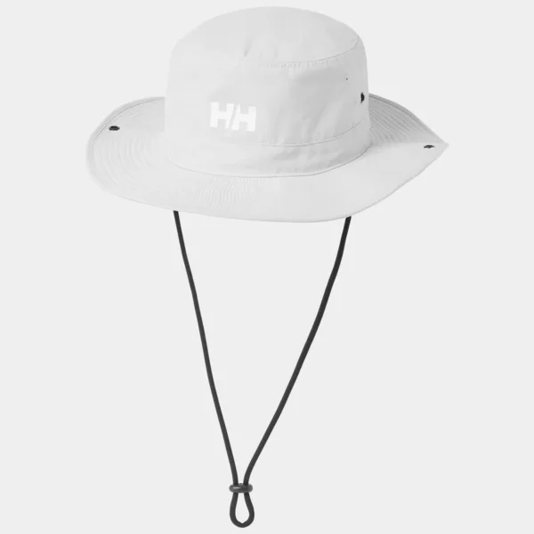 helly hansen grey crew sun hat front