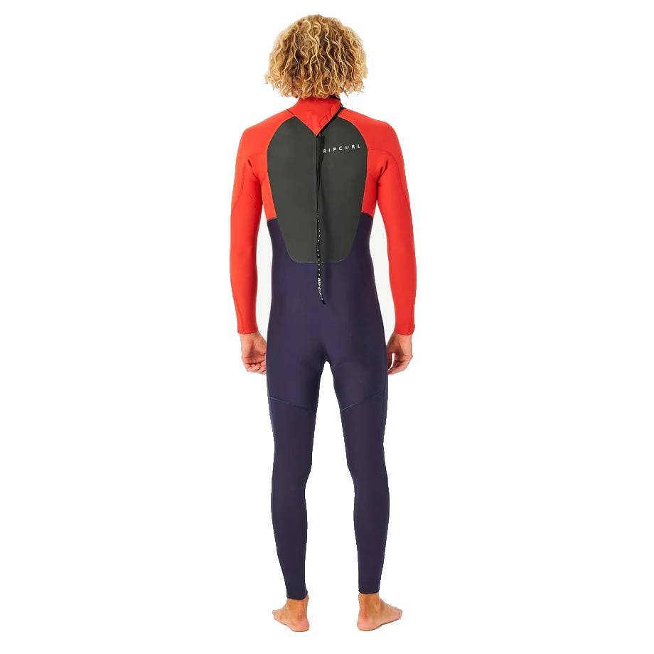 RIP CURL OMEGA 3/2 BACKZIP MENS RED