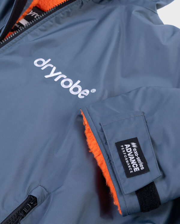 grey and orange advance dryrobe close up