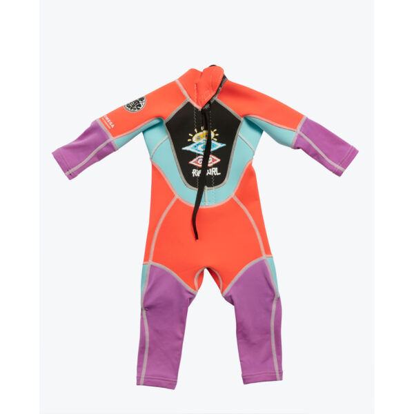 GROMS OMEGA HOT PINK EASY ON/OFF BACK ZIP WETSUIT