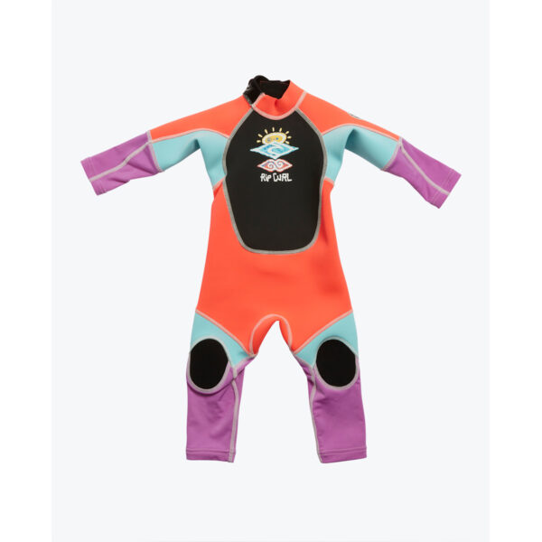 GROMS OMEGA HOT PINK EASY ON/OFF BACK ZIP WETSUIT