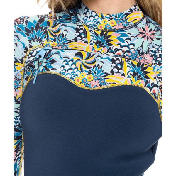 Roxy Womens 3/2mm Marine Bloom Wetsuit - Chest Zip GBS Womens Steamer - Image 7