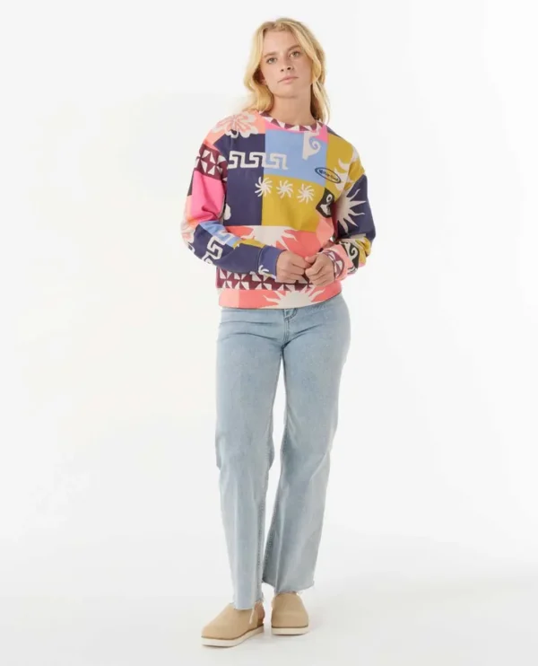 rip curl womens keepsakes crew jumper full