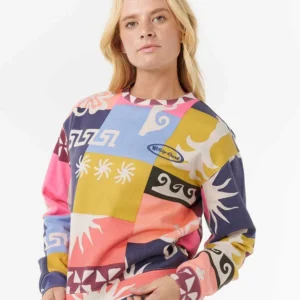 rip curl womens keepsakes crew jumper torso