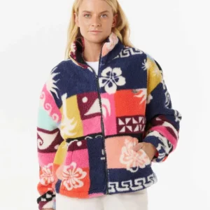 rip curl womens keepsakes polar fleece pocket