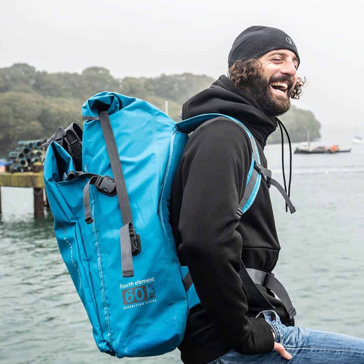 Fourth Element Expedition Drypack Blue Worn
