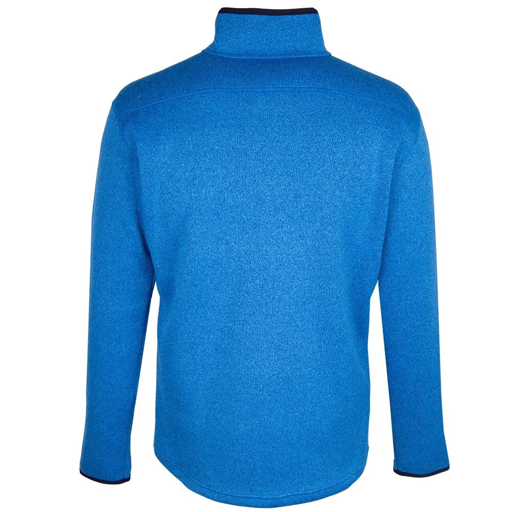 Gill Mens Knit Fleece Blue Back